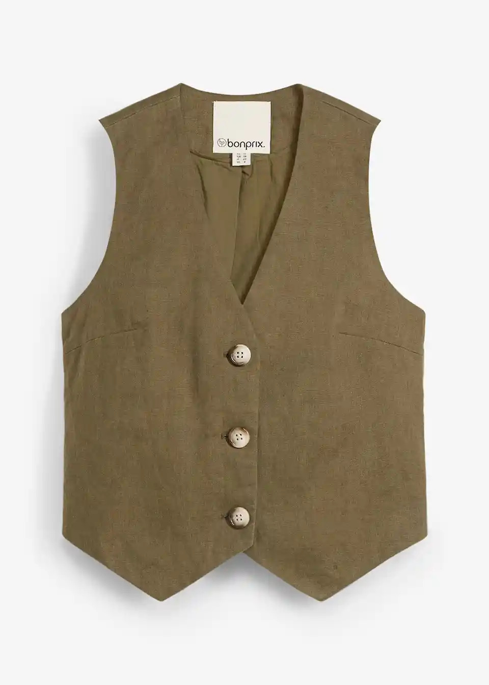 Weste aus reinem Leinen | Bonprix DE