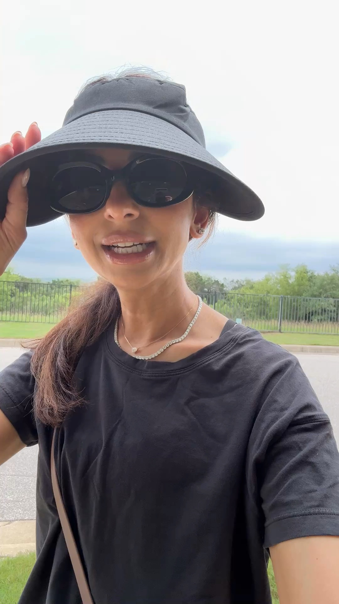 My new walking visor to protect the entire face & neck from the sun ☀️ I love that it doesn't mess up my hair & the back is Velcro and adjustable to get the perfect fit

#LTKdayinmylife #LTKmomlife #LTKootd