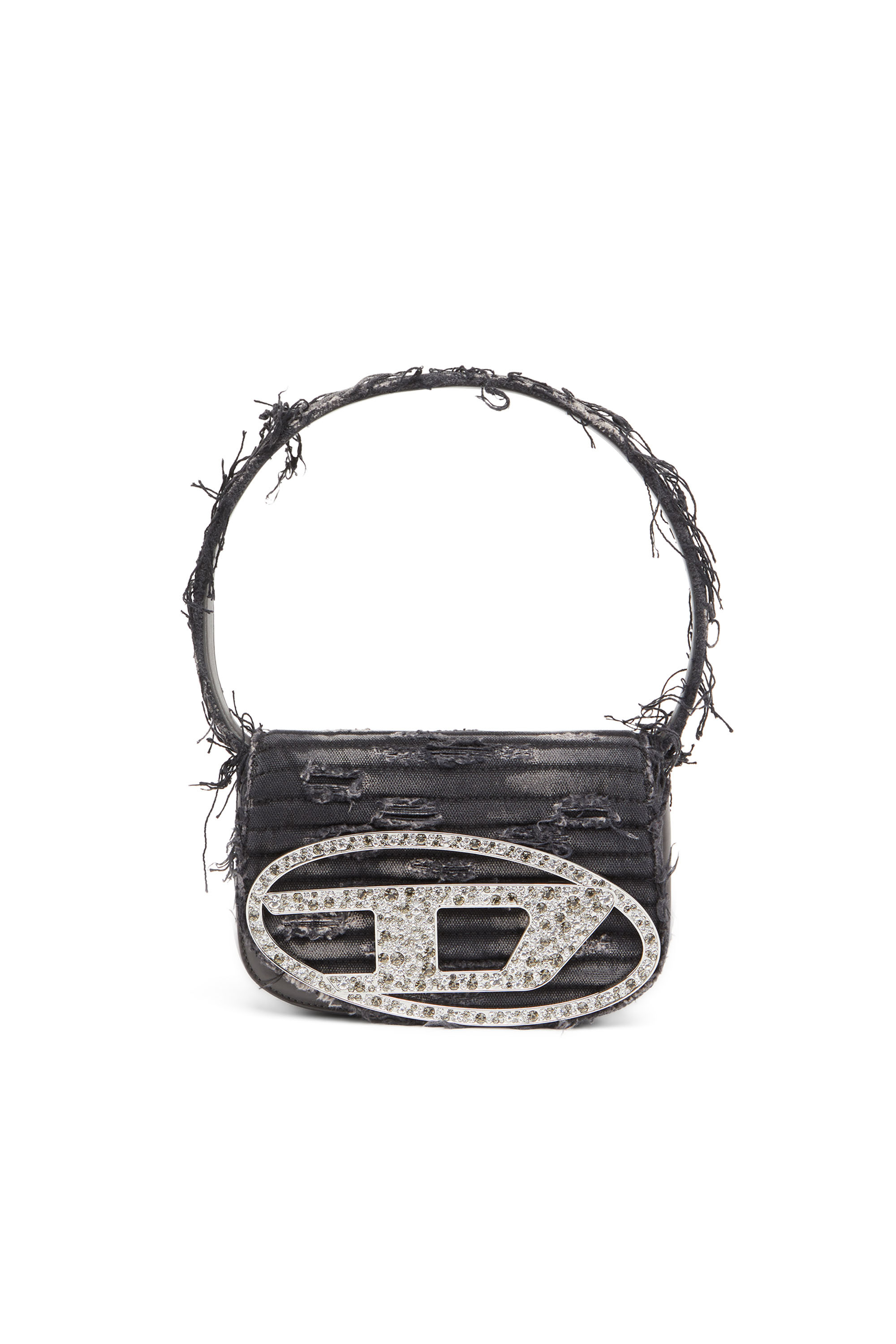1DR - Iconic shoulder bag in crystal canvas | Diesel US
