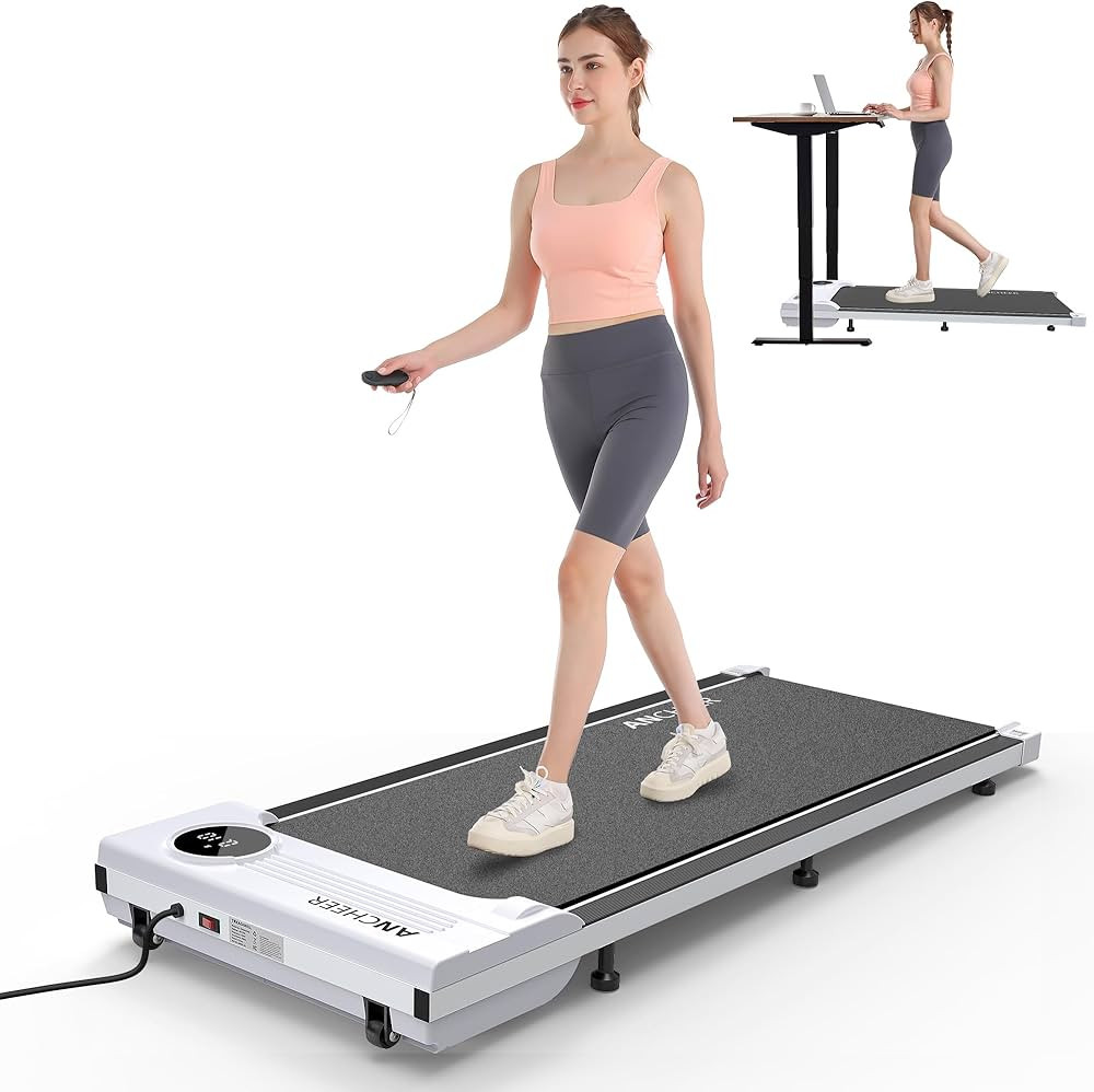 ANCHEER Under Desk Treadmill - Walking Pad 300LBS Capacity - 2.5HP Quiet Portable Treadmill for H... | Amazon (US)