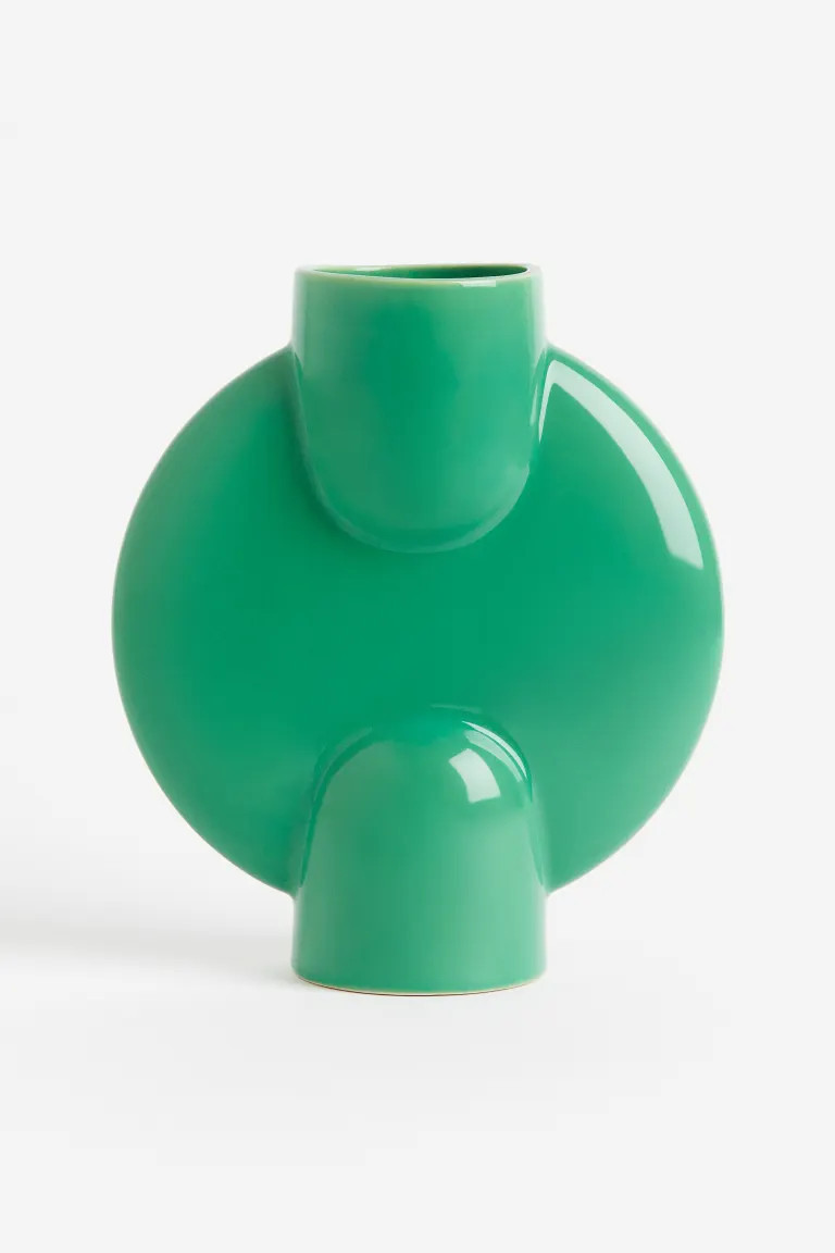 Stoneware Vase - White - Home All | H&M US | H&M (US + CA)