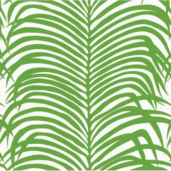 Zebra Palm 13.5' L x 27" W Wallpaper Roll | Wayfair North America