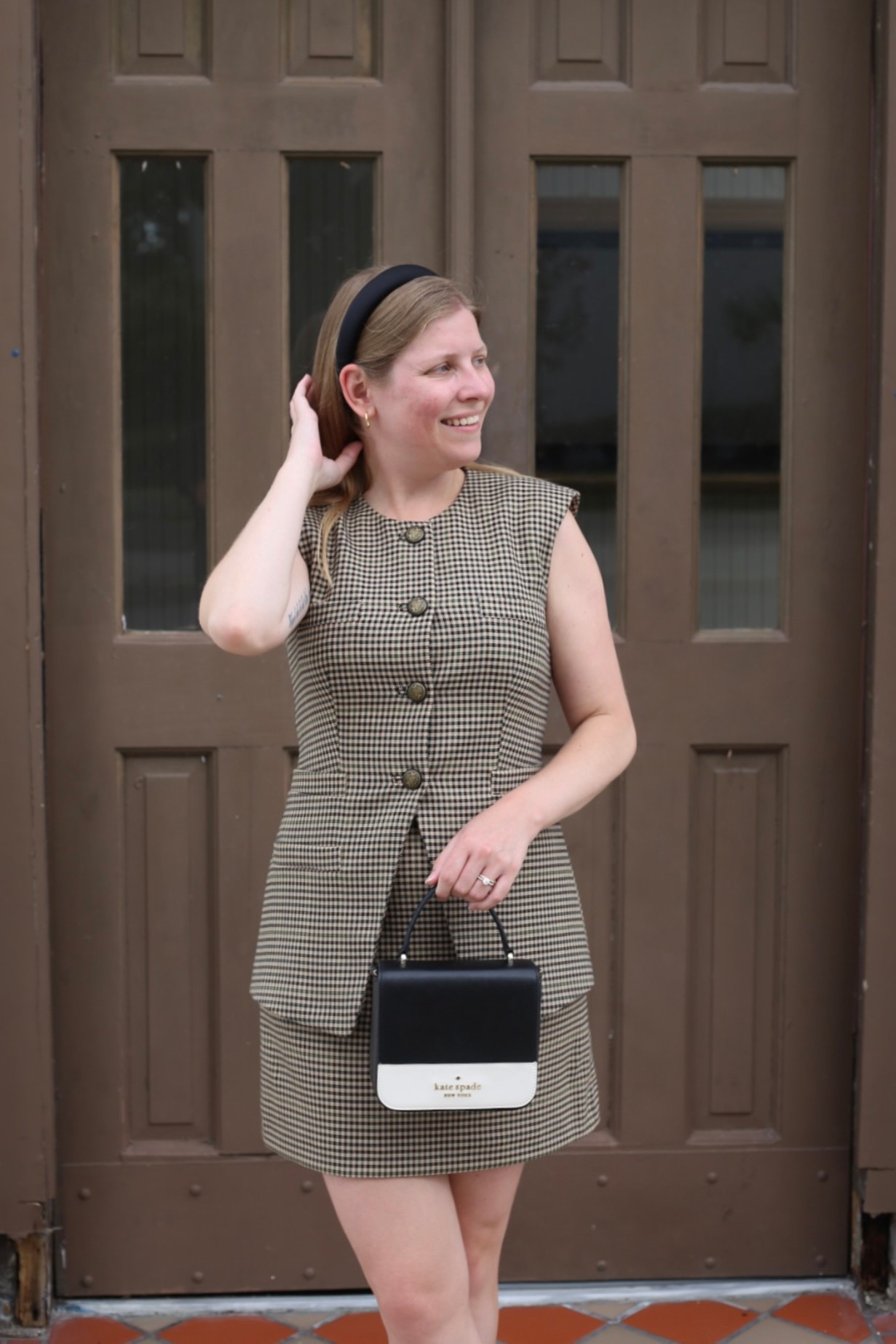 Matching waistcoat and skirt set in the perfect fall plaid. Chic for the office, sexy for date night and the best thing to wear in early fall  

#LTKSeasonal