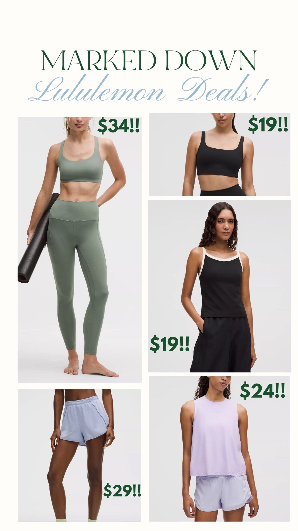 Don’t miss these deals!! Tons of lululemon markdowns!!

#LTKfitnessgoals #LTKmomlife #LTKdayinmylife