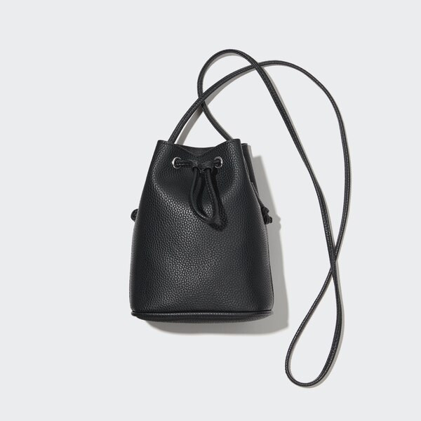 Faux-Leather Drawstring Mini Shoulder Bag | UNIQLO (US)