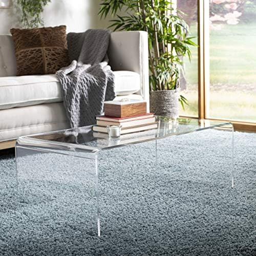 Safavieh Home Collection Atka Coffee Table, Clear | Amazon (US)