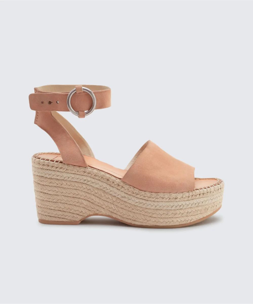 LESLY WEDGES IN ROSE | DolceVita.com