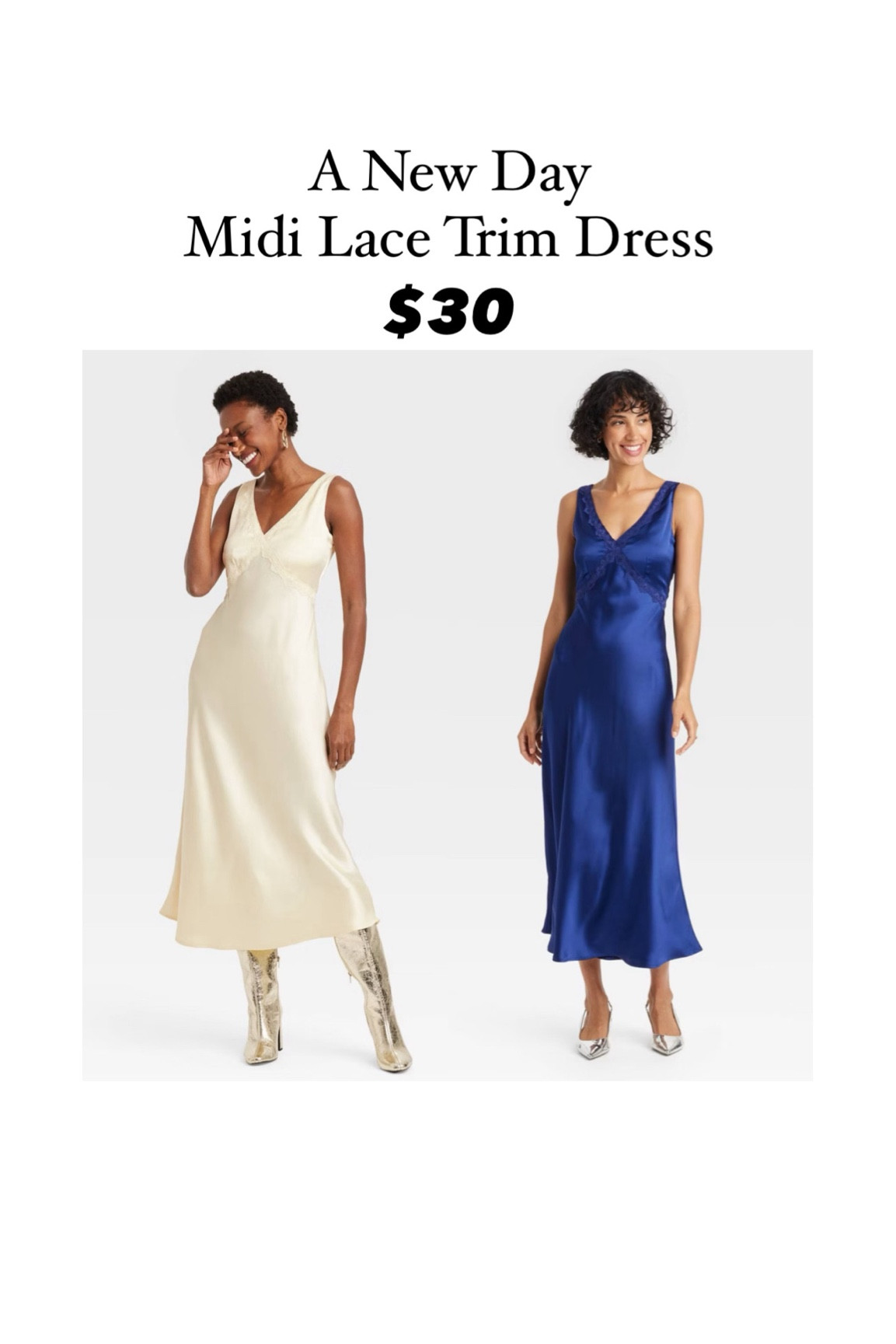 Target dresses
Satin dresses


#LTKSeasonal #LTKFindsUnder50 #LTKSaleAlert