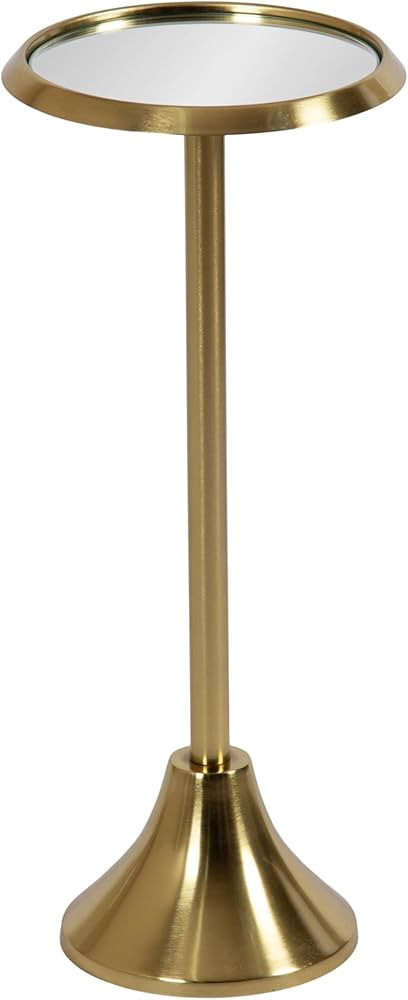 Kate and Laurel Sanzo Modern Pedestal Drink Table, 10 x 10 x 23, Antique Gold, Decorative End Tab... | Amazon (US)