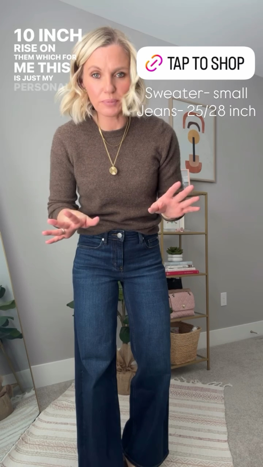 The best wide leg jeans from @onequince
Sweater- small
Jeans- 25/28 inch

#LTKPetite #LTKFindsUnder100 #LTKSeasonal