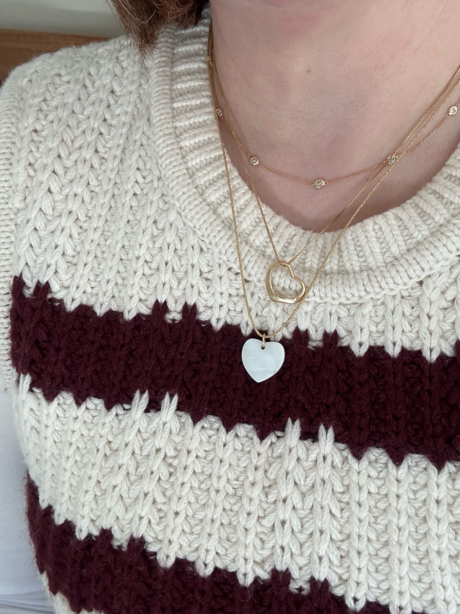 I have the 16” in gold and the small heart pendant! 
