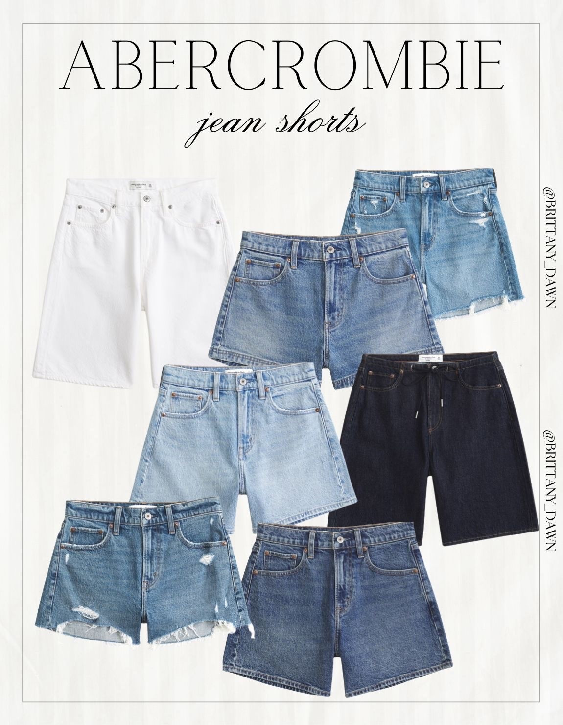 Get ready for warmer weather with my absolute favorite Abercrombie jean shorts! They have perfected the fit and style of denim shorts for any preference, from classic cuts to long bermudas. ☀️👖

I live in these shorts all summer long because they are incredibly comfortable and well-made. You can effortlessly mix and match these timeless staples with any top in your closet for a complete outfit! 👕🌴

#Abercrombie #JeanShorts #DenimStyle #AbercrombieHaul #LTKsummer #SummerOutfits

#LTKootd #LTKSeasonal