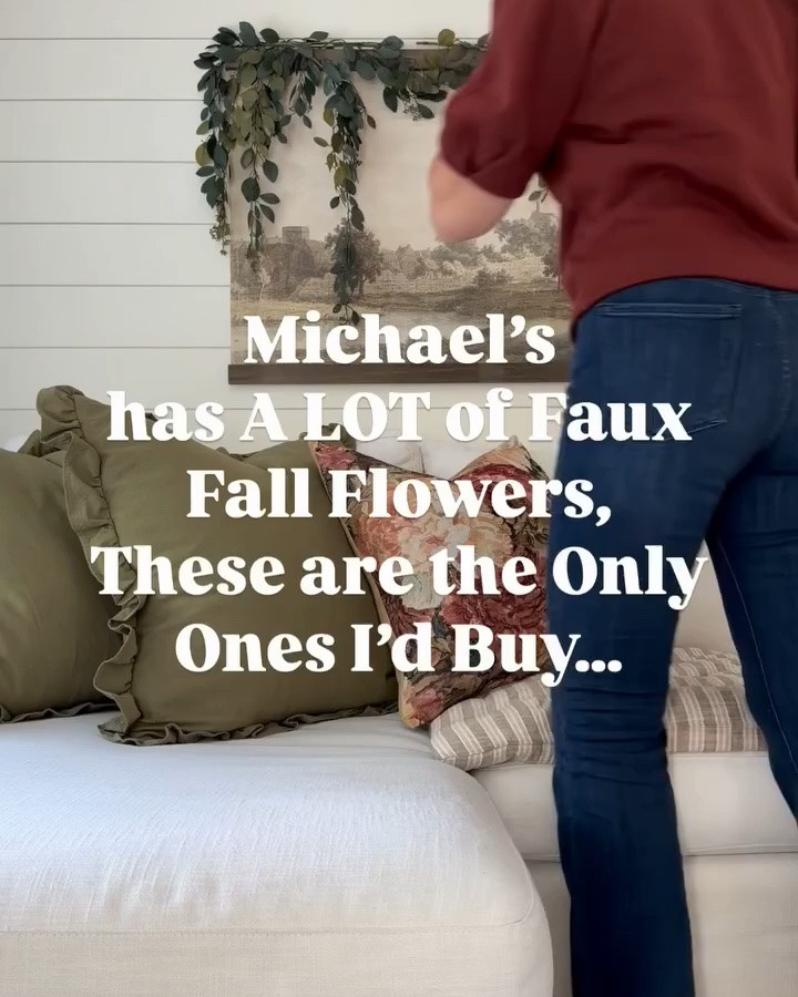 There are a LOT of faux fall flowers out there, and let’s just say, they’re not all created equal.

I’m pretty picky when it comes to faux flowers because I want them to look as close to the real thing as possible…not perfect, overly bright, or obviously plastic.

So, I did a little browsing at Michaels and rounded up the best fall faux flowers that I would actually buy for our home (I did end up buying a few of the seeded eucalyptus stems yesterday).

I thought I would also share what I look for when I’m shopping for faux flowers:

- You want faux flowers to have muted, natural colors like you’d find in nature. You don’t want anything too bright or saturated. Those bright blue mums…skip them! 
- Imperfect petals and leaves because real flowers are never perfectly shaped.
- Variation in color throughout the petals, leaves, and stems.
- Bendable stems so I can shape them and make an arrangement look more natural.
- Realistic leaves. Sometimes the flower looks great, but the leaves give it away, I hate that!
- Flowers that look good up close, not just from across the room.
- Stems I can use in more than one season (you know I love decor that can work for me year round).

And one of my biggest faux flower tricks is to not be afraid to bend, fluff, trim, or even remove a few leaves. Straight out of the store they can look a little stiff, but a few small tweaks can make a big difference. I’ve even been known to iron the leaves on a faux stem if they’re all crinkled to make them look more real!

#falldecor #homedecor #cozycottagestyle

#LTKHome #LTKSeasonal
