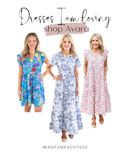 Dresses from Shop Avara for spring! Some are exclusive// bought size small in all  

#LTKstyletip #LTKfamily #LTKSeasonal