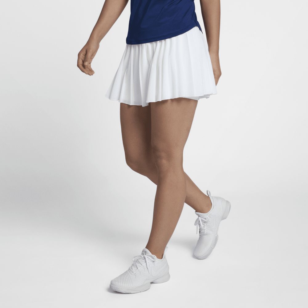 Nike NikeCourt Victory Women's Tennis Skirt Size Medium Tall (White) | Nike (US)