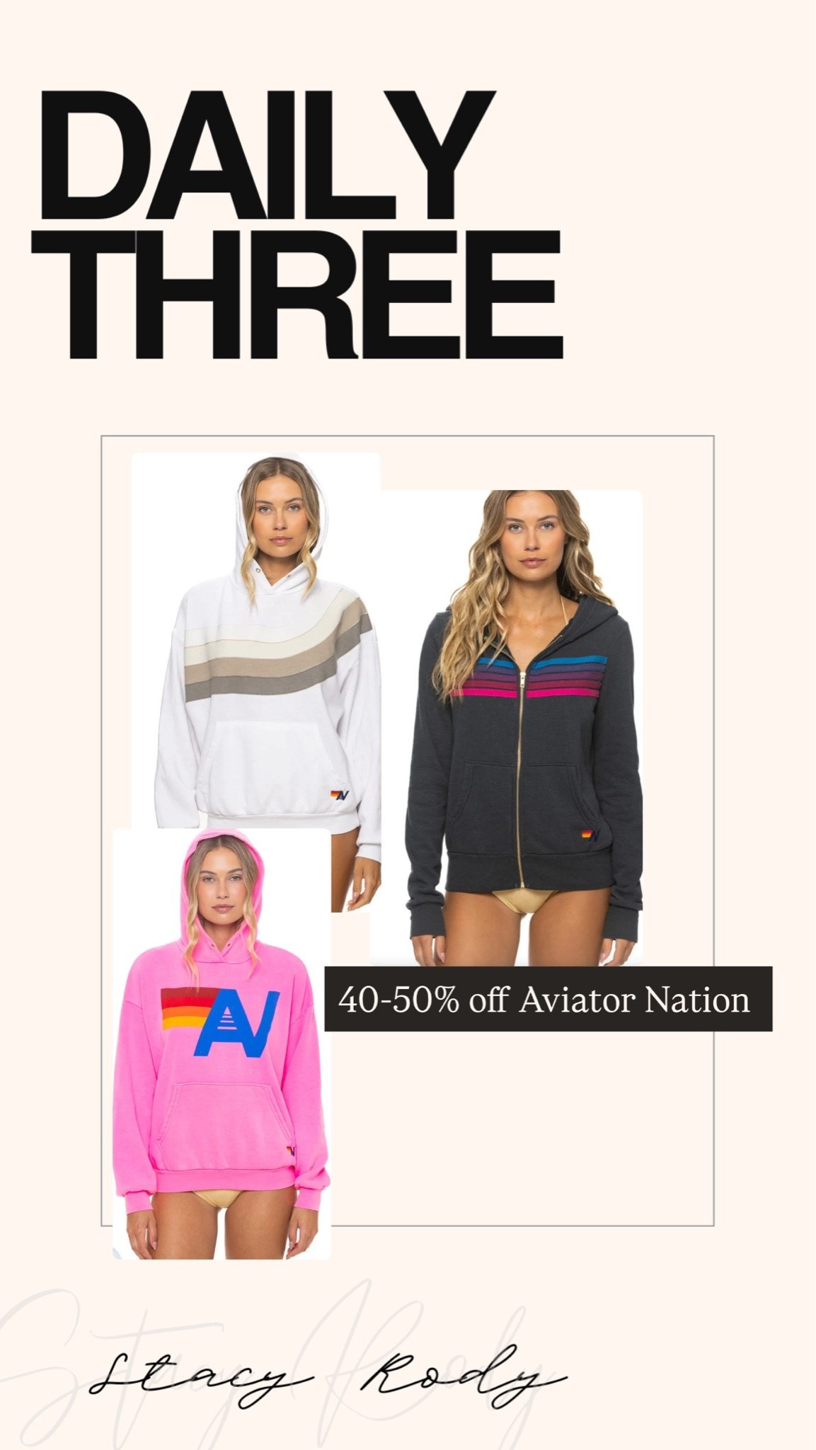 Aviator Nation
Memorial Day sale 
40-50% off 
I like a small in their hoodies 
Sweatshirts 
Matching sets

#LTKootd #LTKSaleAlert #LTKmomlife