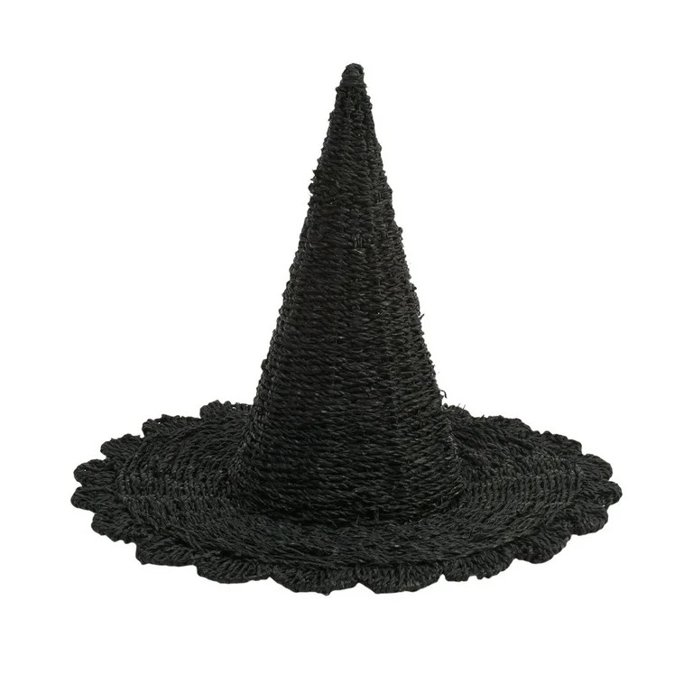 Halloween Witch Costume Hat, 7.8Inch Witch or Wizard Costume Hat, Wicked Merch, Witch Costume Bla... | Walmart (US)