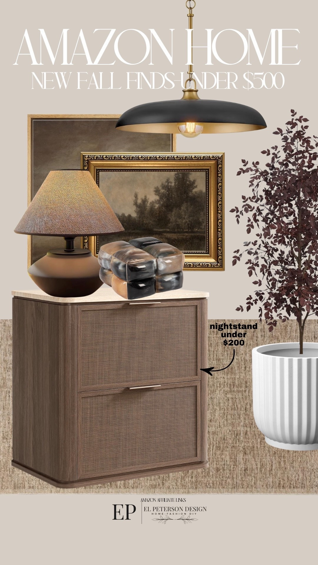 Amazon
Faux tree
Planter
Nighstand
Table lamp
Decorative box
Artwork

#LTKHome