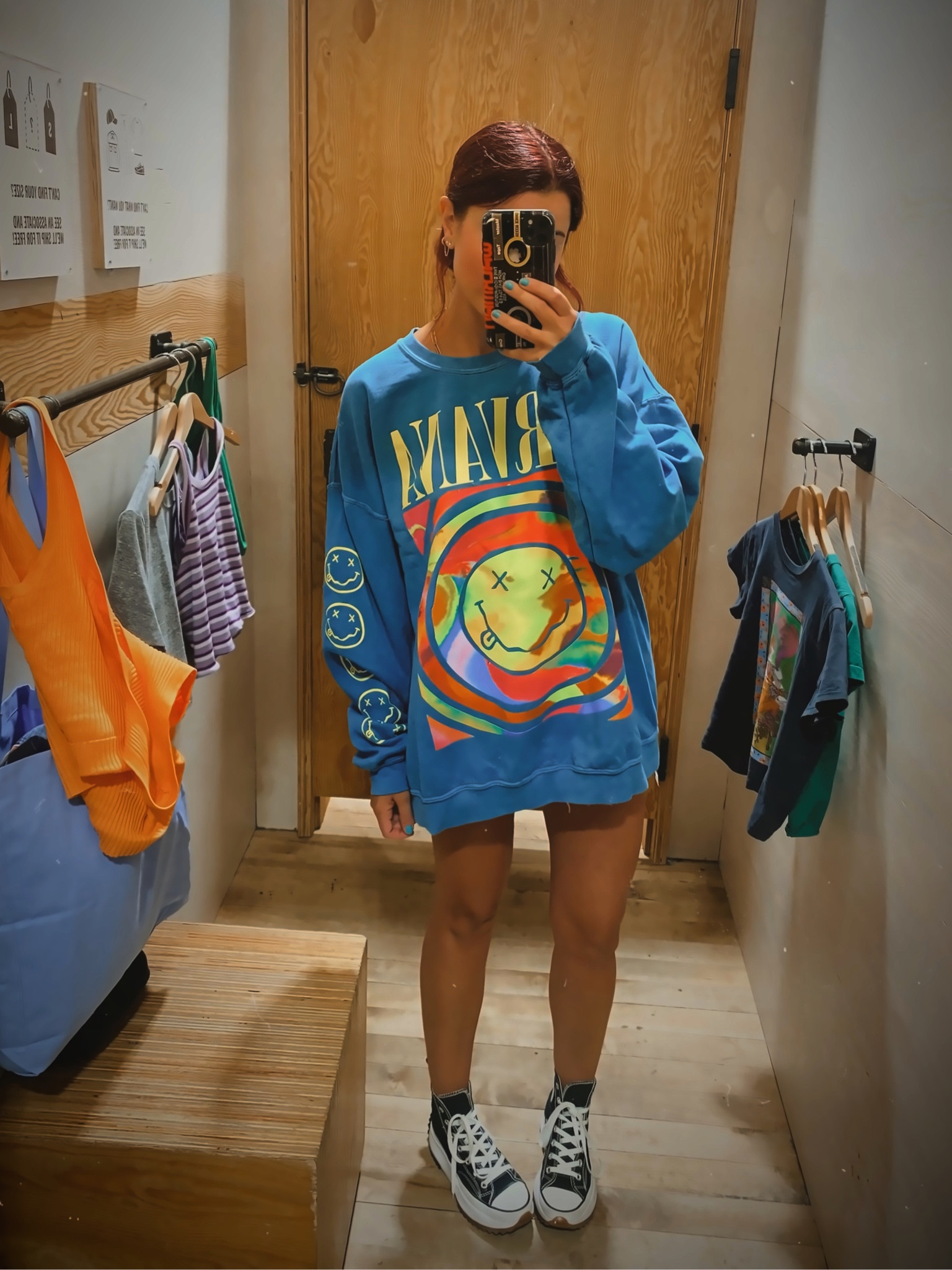 Oversized nirvana sweatshirt 