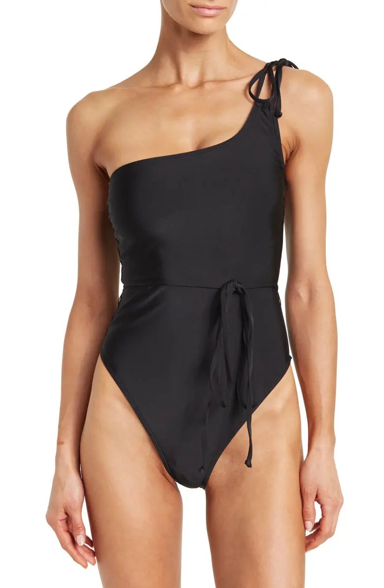 Shine One-Shoulder One-Piece Swimsuit | Nordstrom Rack