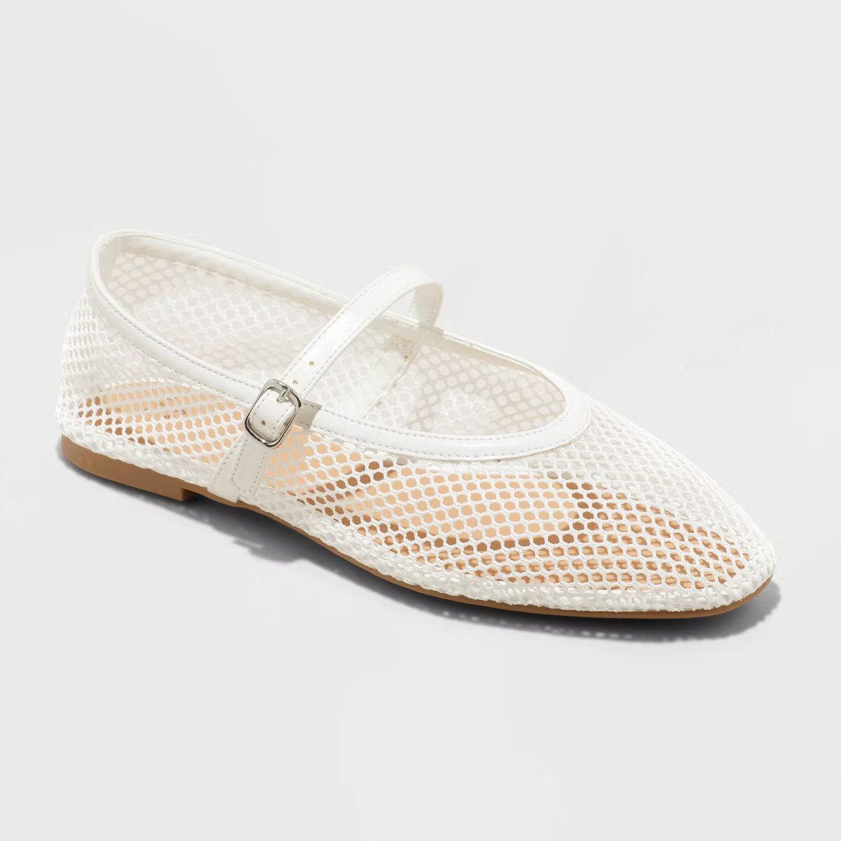 Women's Issa Mesh Mary Jane Ballet Flats with Memory Foam Insole - A New Day™ | Target
