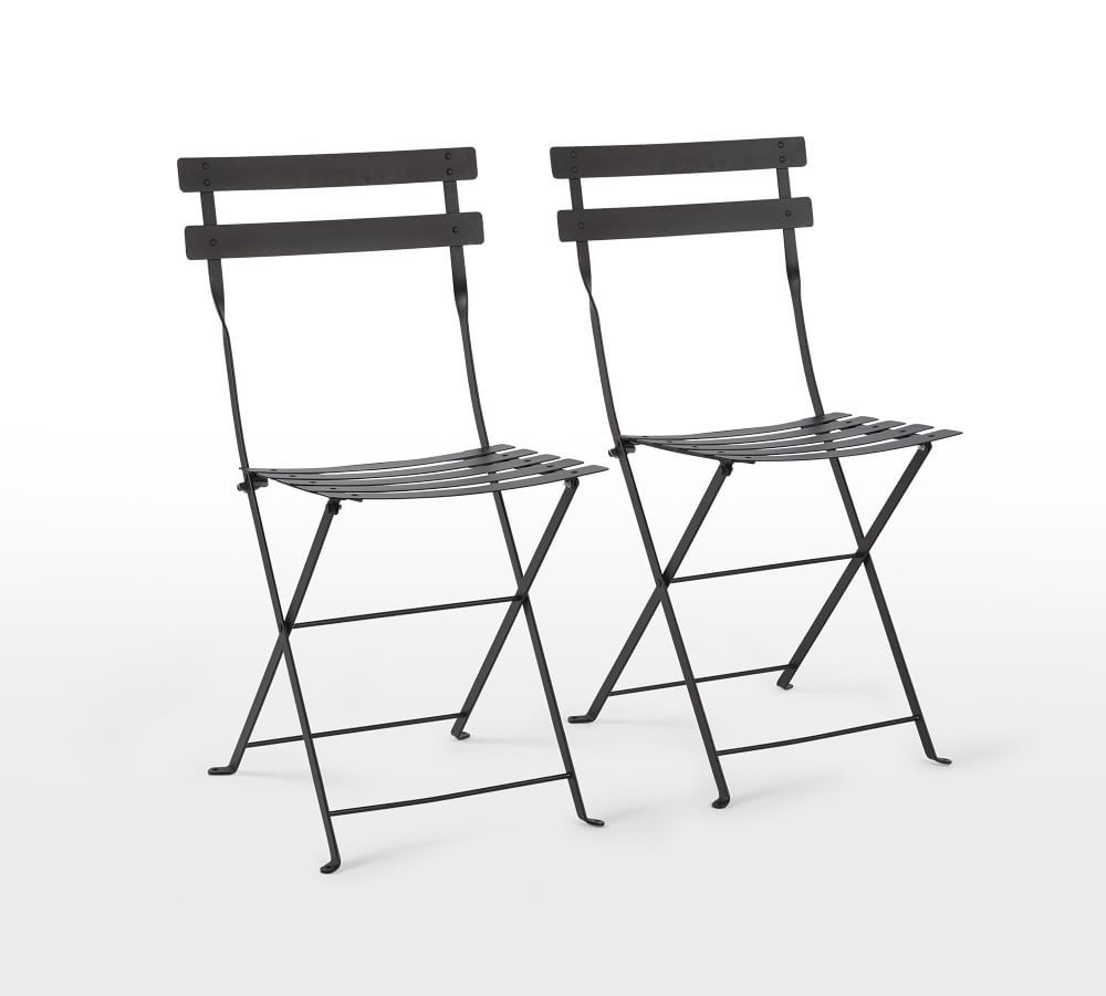 Fermob Bistro Chair, Set of 2, Liquorice | Pottery Barn (US)