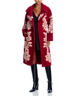 Bold Flowers Fleece Coat | Bloomingdale's (US)