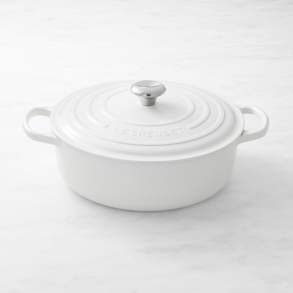 Le Creuset Signature Enameled Cast Iron Round Wide Dutch Oven, 6 3/4-Qt. | Williams-Sonoma