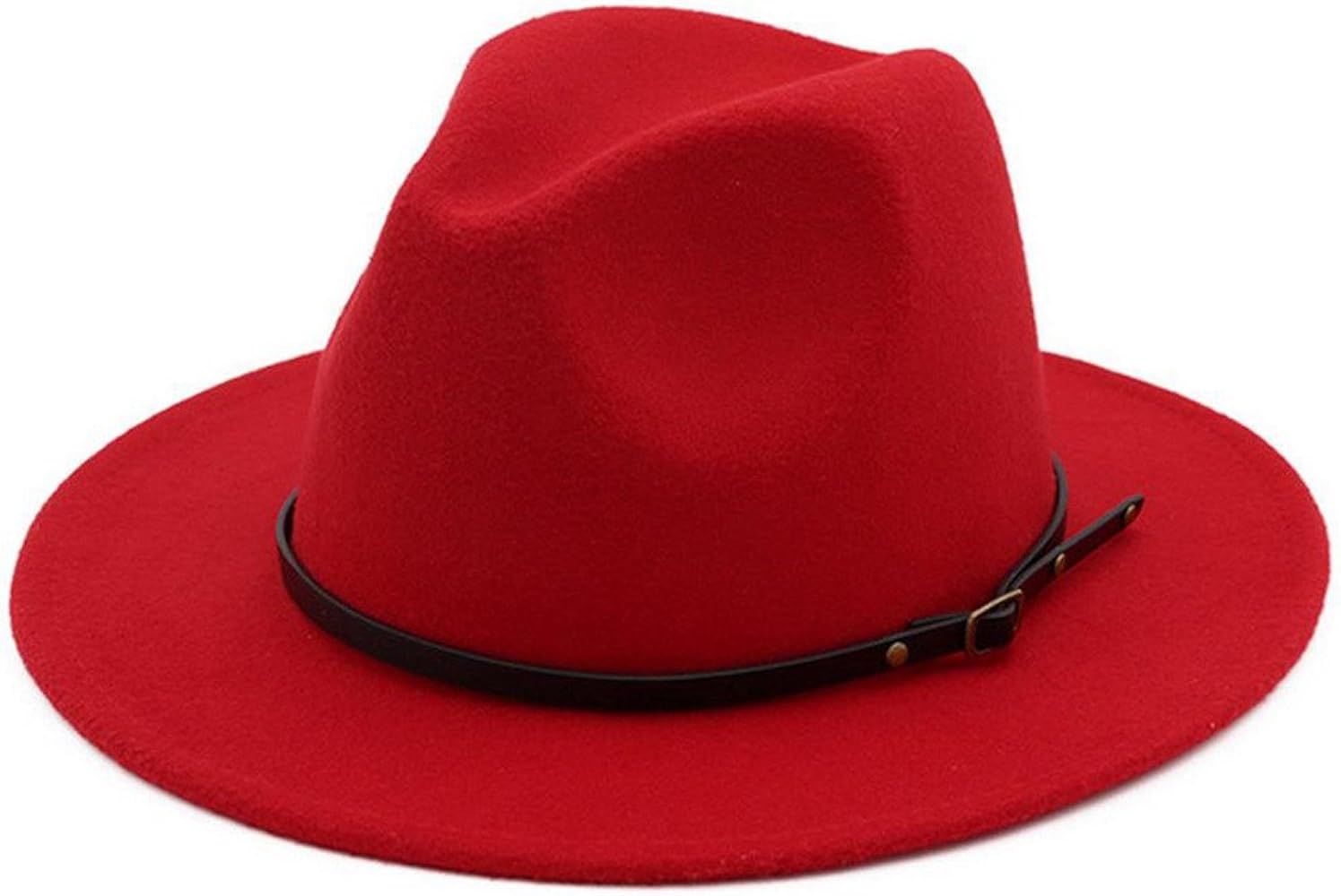 Women Belt Buckle Fedora Hat | Amazon (US)