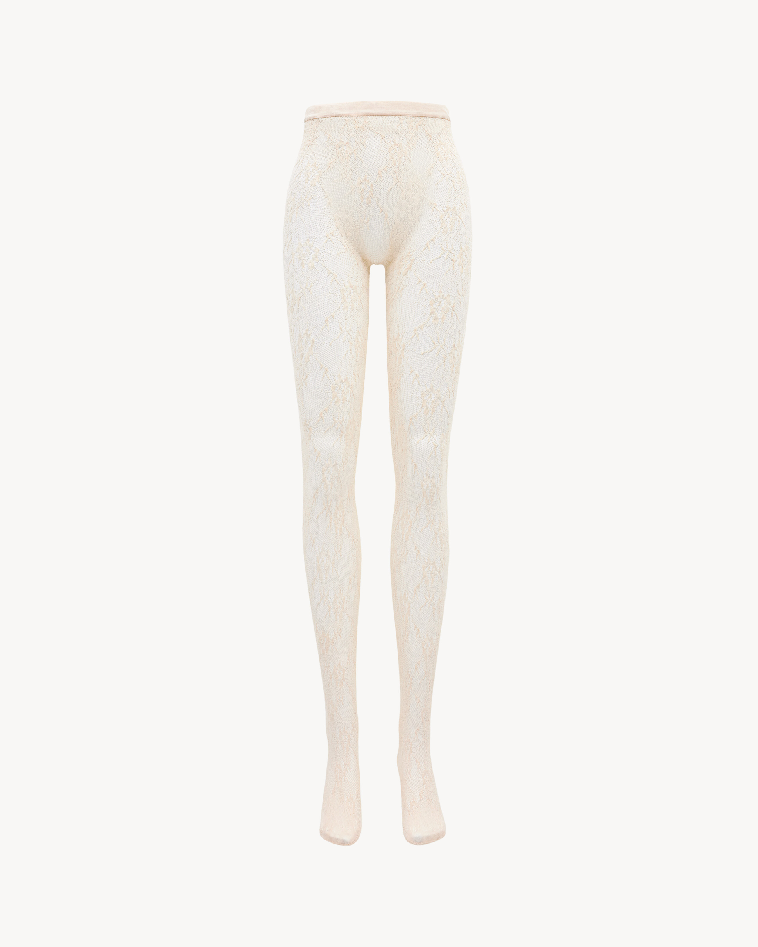 Lace Tights Beige M | Saint Laurent Inc. (Global)