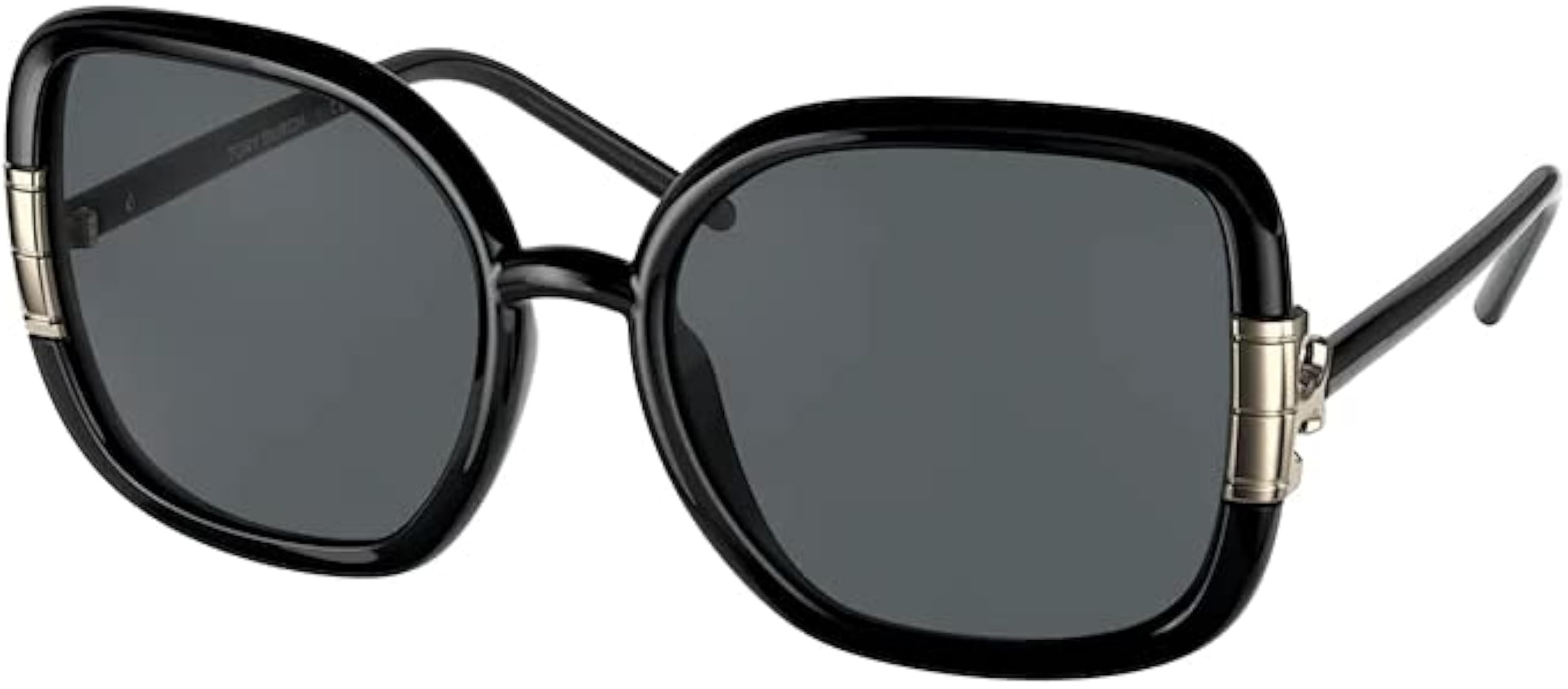 Tory Burch TY9063U Square Sunglasses for Women + BUNDLE with Designer iWear Eyewear Care Kit | Amazon (US)