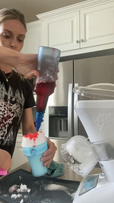 The kids can’t get enough of this icee machine 🍧 We have definitely gotten our moneys worth out of it! It’s currently on major sale right now 👍🏼

Little snowie icee machine, QVC, ice machine for kids, summer fun for kids, kids gift ideas, for the kitchen 

#LTKFamily #LTKSaleAlert #LTKKids