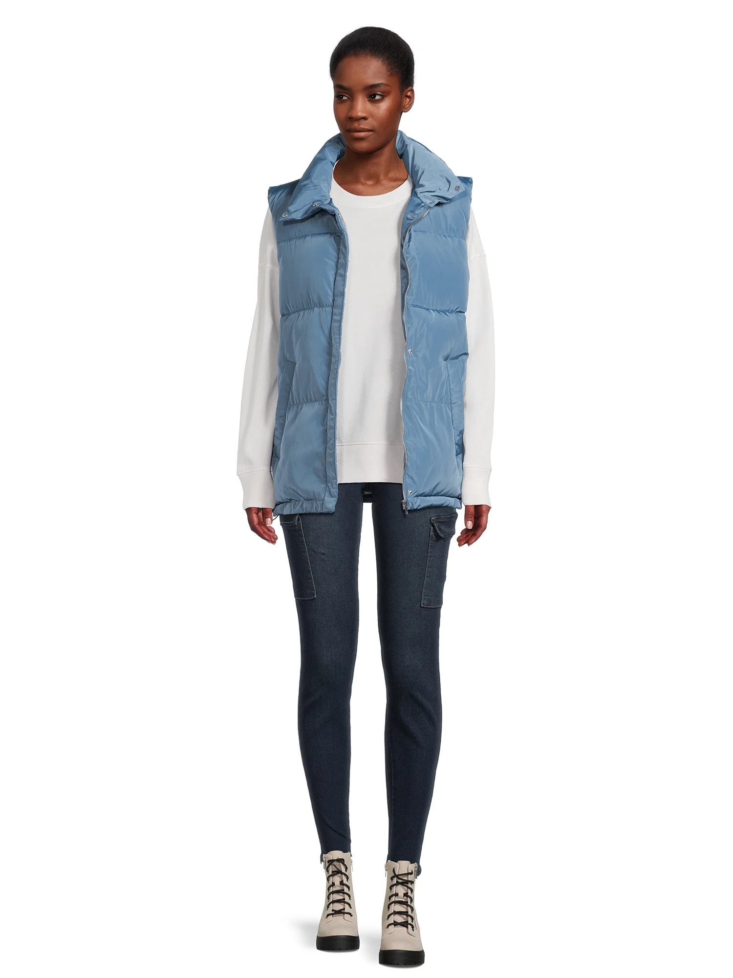 Liv & Lottie Juniors’ Oversized Puffer Vest | Walmart (US)