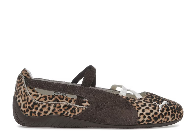 Puma Speedcat Ballet Wild Leopard Pony Hair (Women's) Sneakers in Chocolate/Warm White | StockX