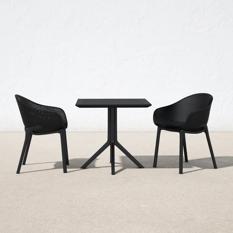 Manon Square 2 - Person Outdoor Dining Set | Wayfair North America