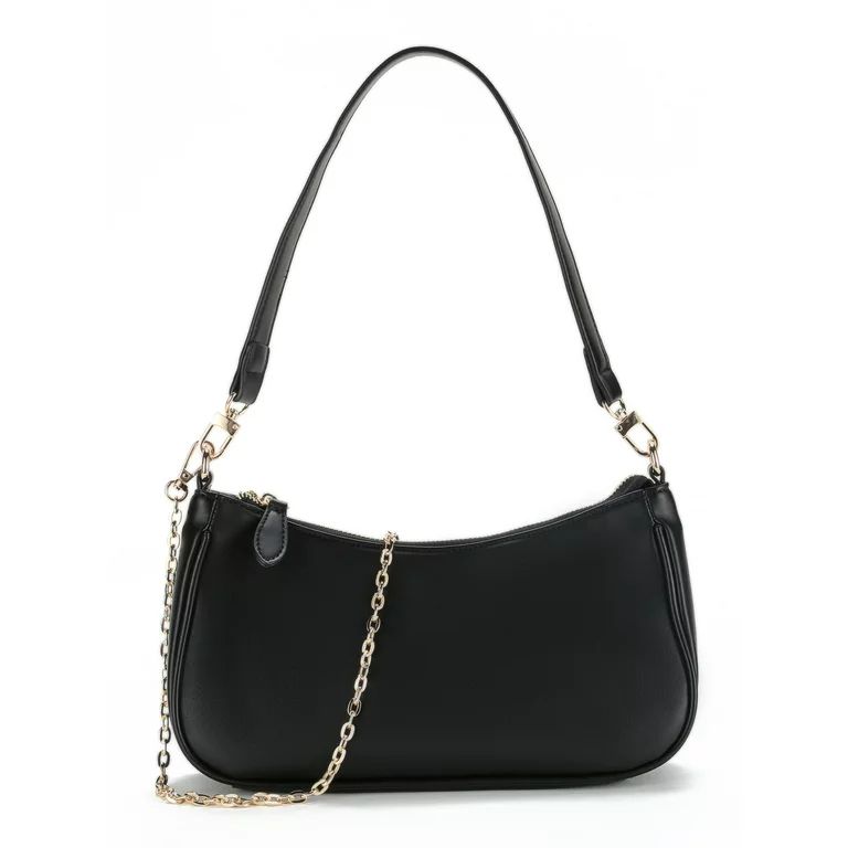 BeCool Women's Shoulder Bag with Chain Black | Walmart (US)