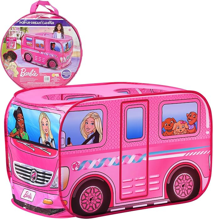 Barbie Camper Pop Up Play Tent – Folds for Easy Storage with Carrying Bag Included | Amazon Exc... | Amazon (US)