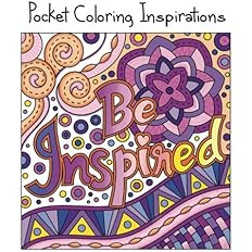 Pocket Coloring Inspirations: Travel Size Motivational Coloring Book for Adults (Mini Coloring Bo... | Amazon (US)
