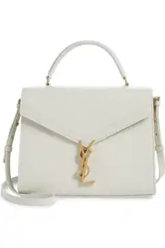 Medium Cassandra Calfskin Leather Satchel | Nordstrom