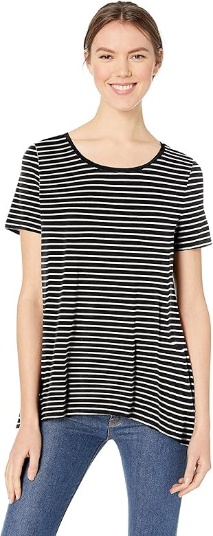 Women's Short-Sleeve Scoopneck Swing Tee | Amazon (US)