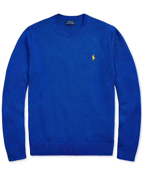 Men's Cotton Crewneck Sweater | Macy's