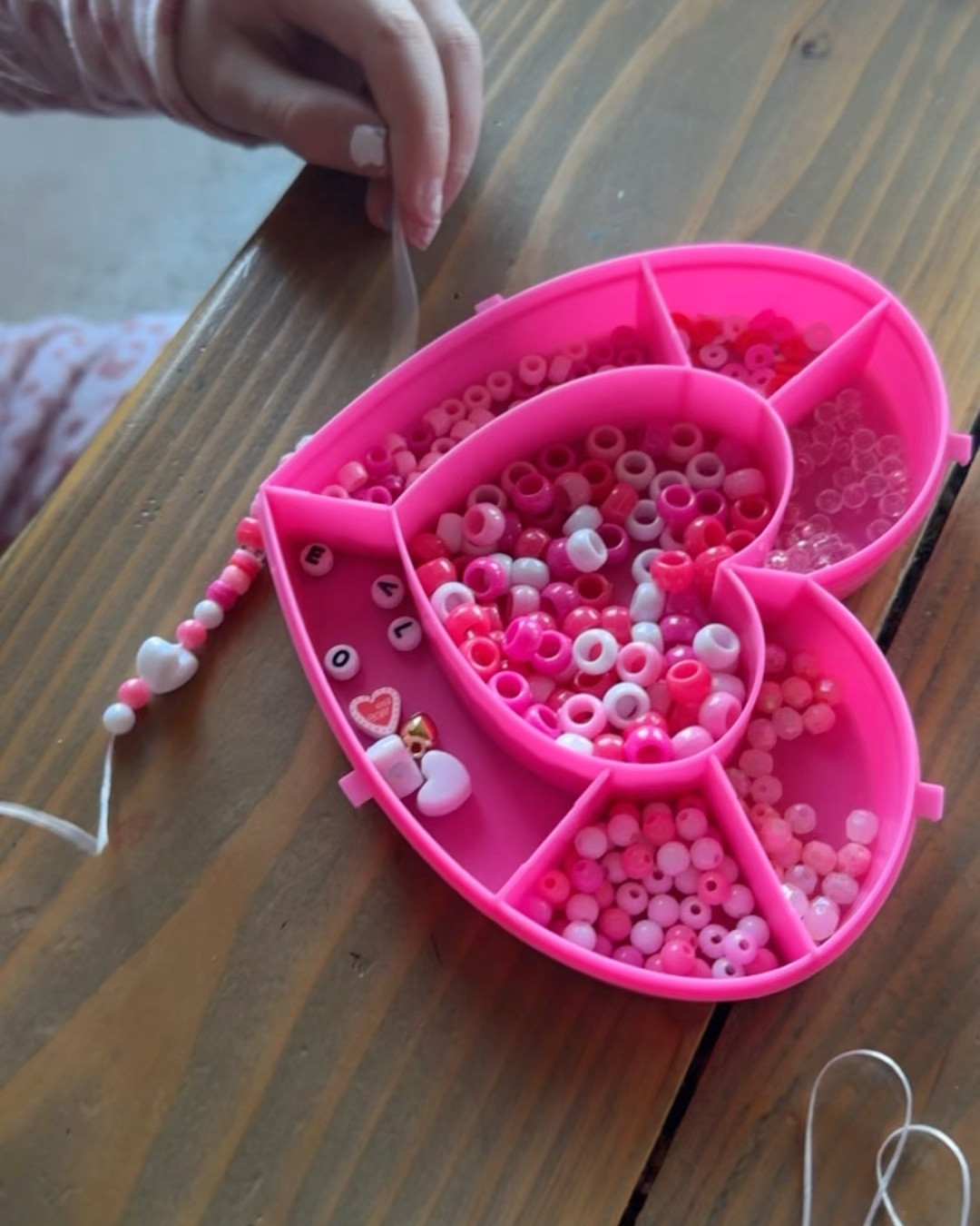 Valentine friendship bracelet making kits in store at Target!! ♥️
They always have the cutest little crafts! 💖
#target #instore #crafts #valentines #friendshipbracelets #kids #fun 

#LTKKids #LTKSeasonal