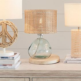 Woven Table Lamp | Pottery Barn Teen
