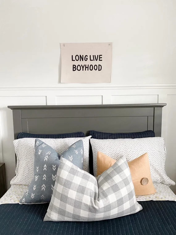 Long Live Boyhood | Custom Canvas Wall Hanging | Wall Decoration | Custom Flag | Etsy (US)