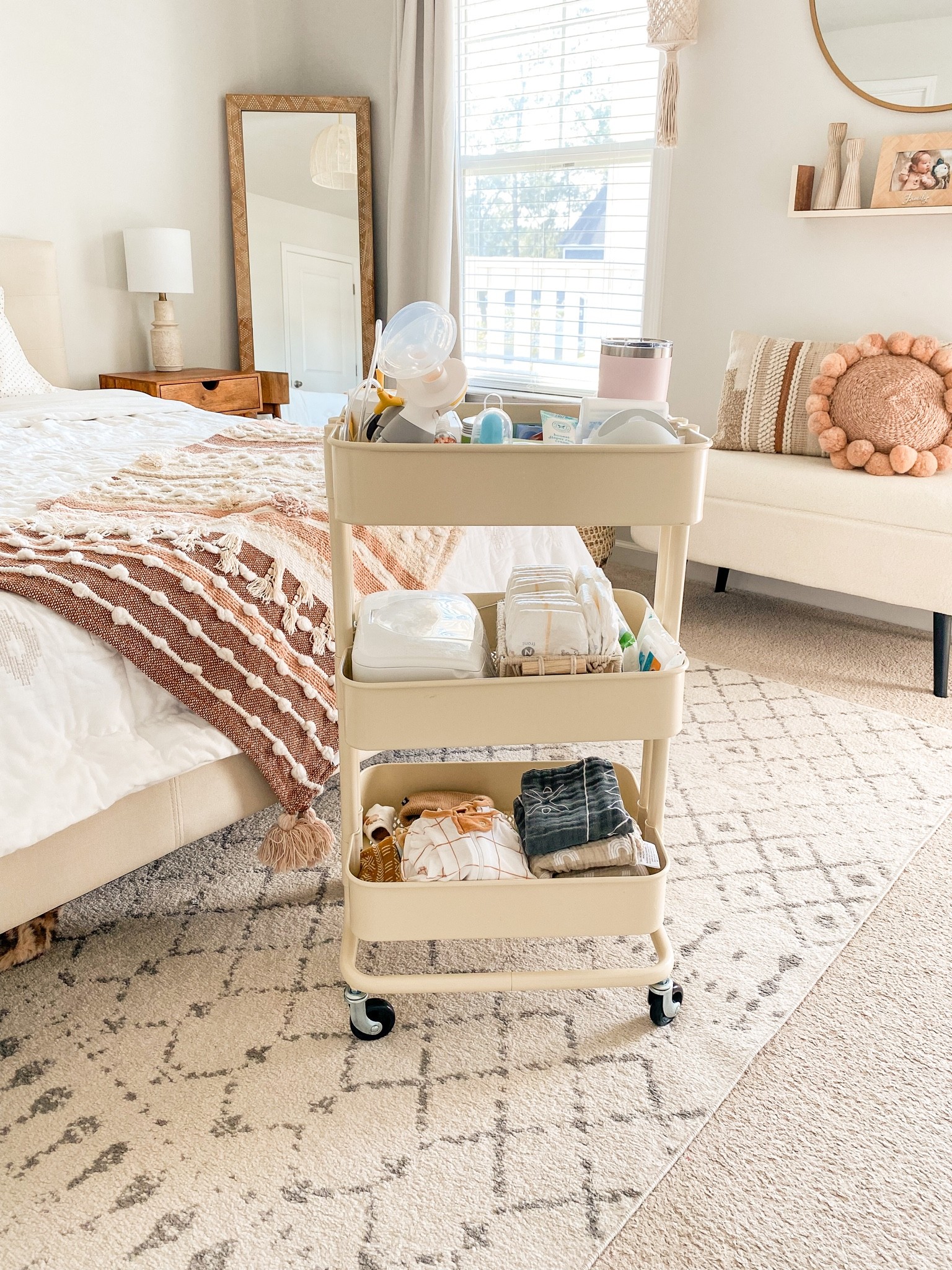 Nursery/breastfeeding bedside cart 

#LTKbaby #LTKbump #LTKSeasonal