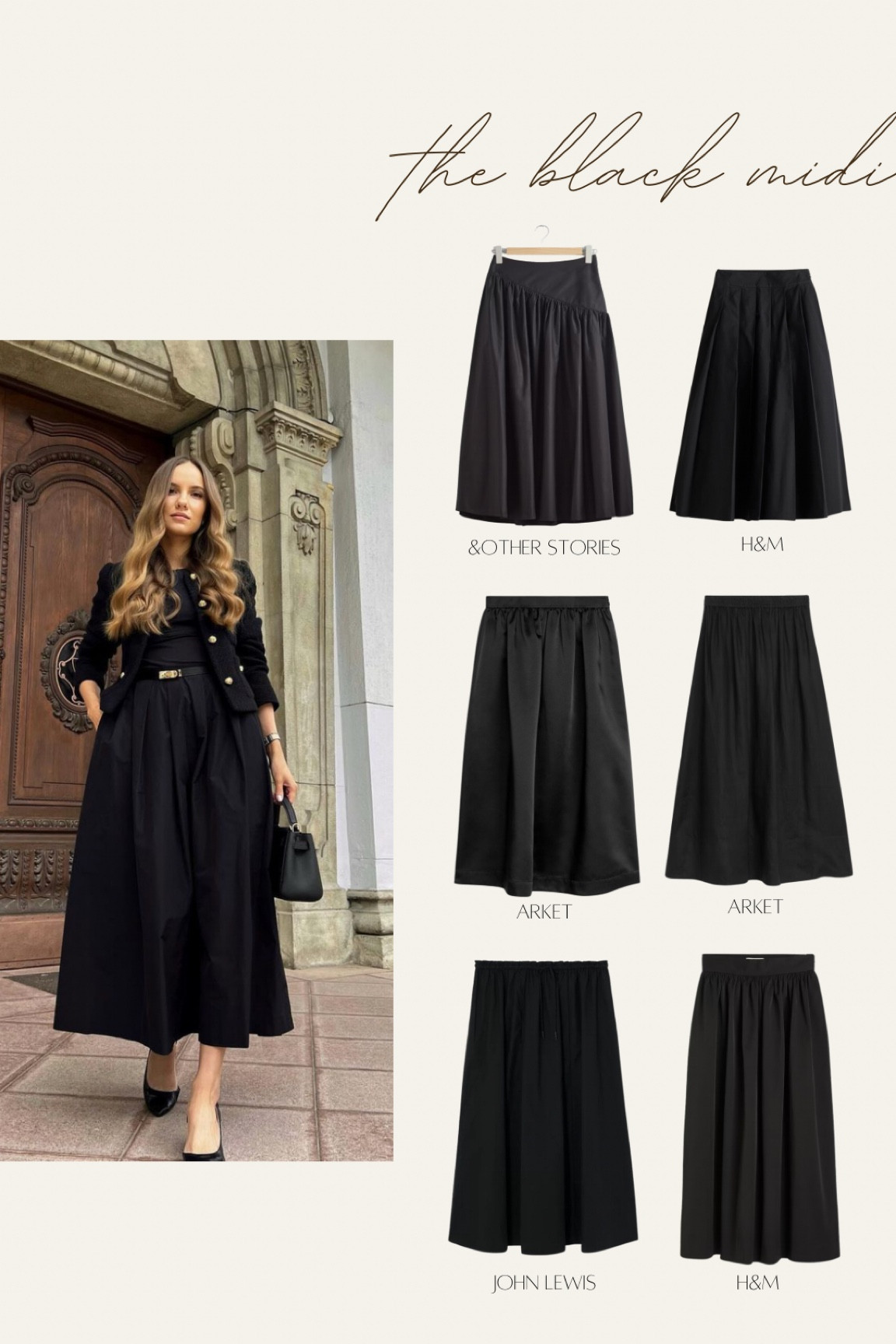 some alternatives for the sold out H&M midi skirt 💫

midi skirts | summer outfits | black skirt | a-line skirt | chic outfits | black midi skirt

#LTKFindsUnder100 #LTKStyleTip