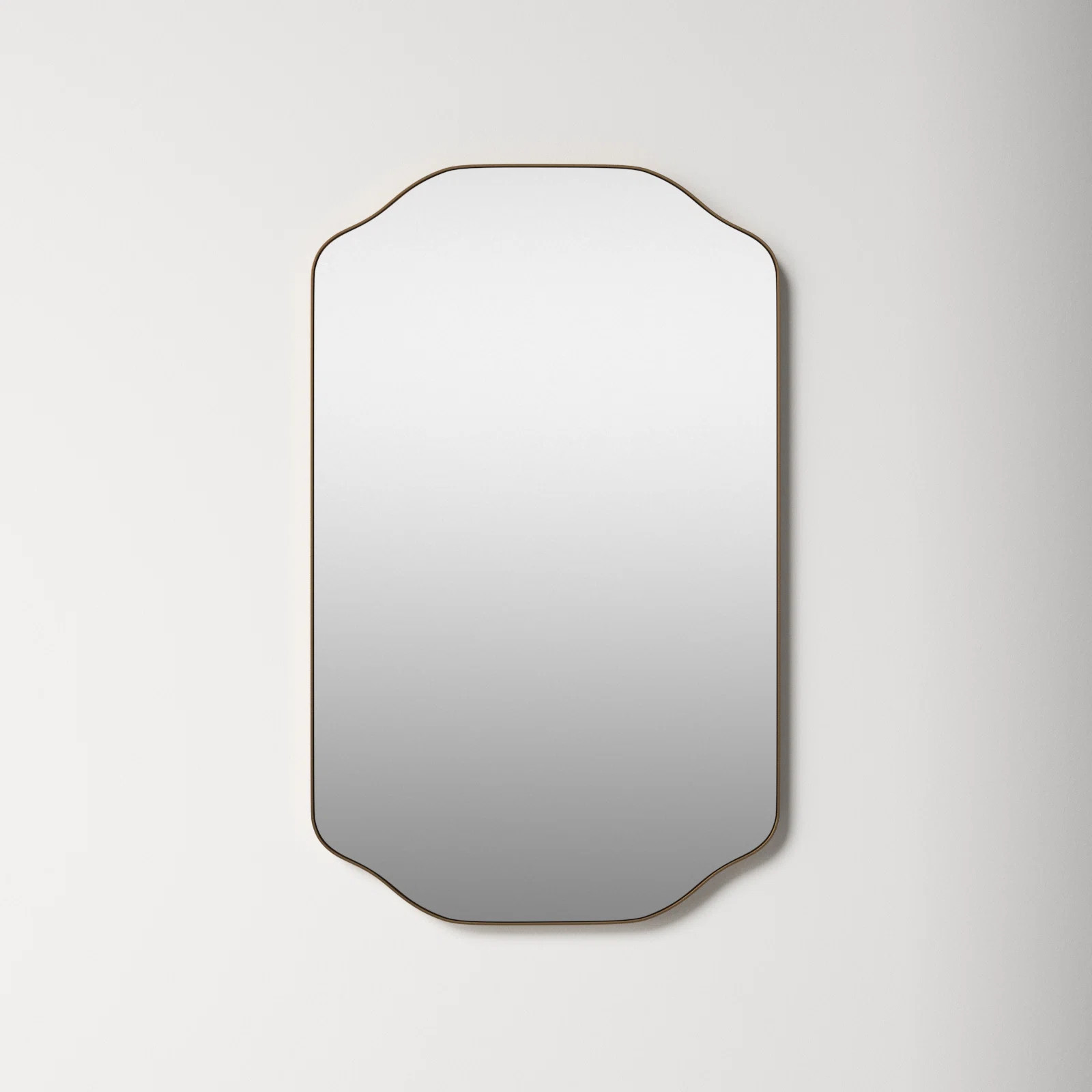 Eaton Metal Scalloped Mirror | AllModern