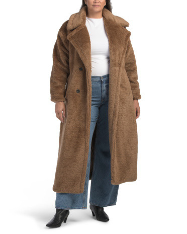 Plus Double Breasted Coat | TJ Maxx