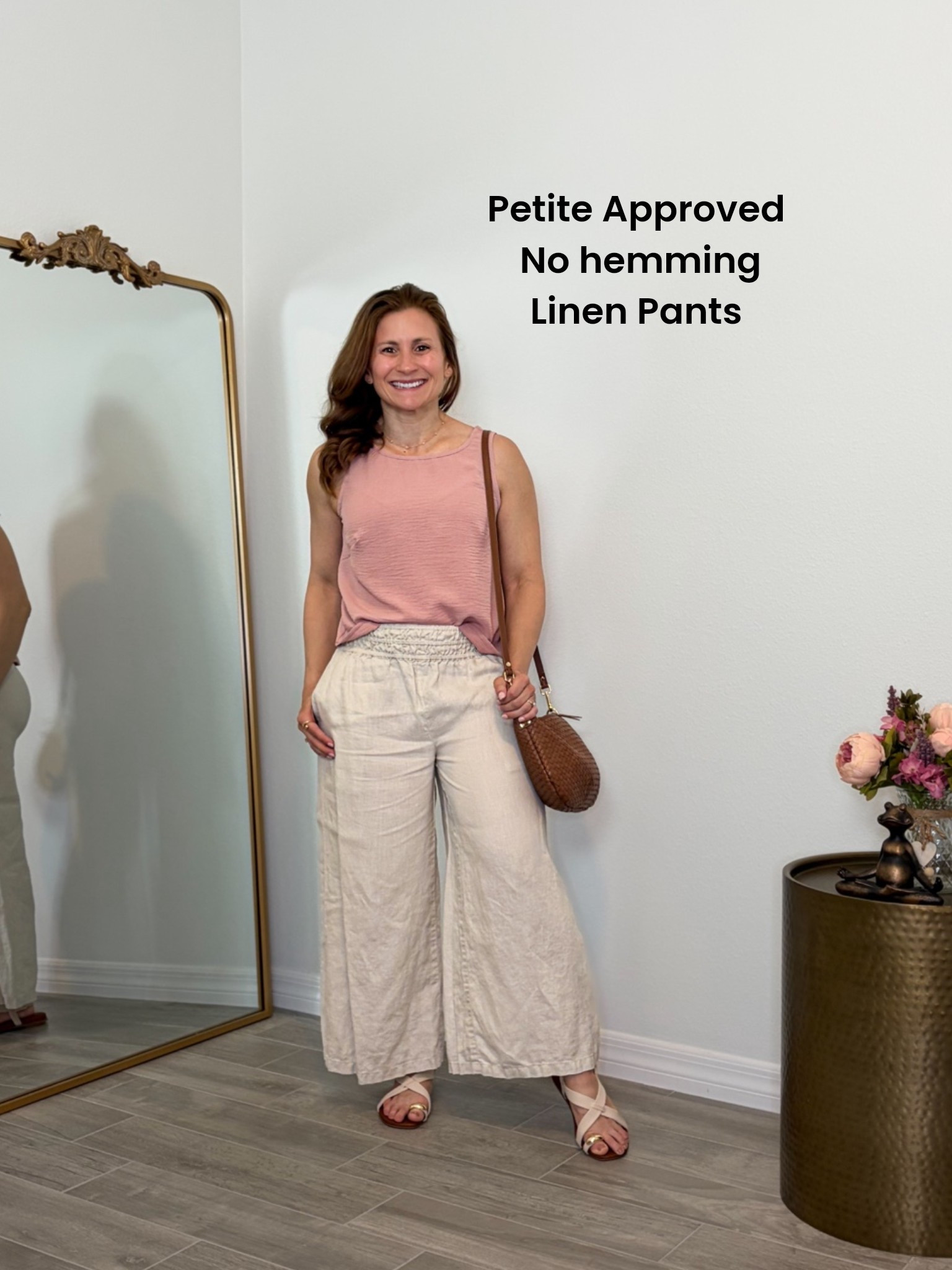 Linen pants available in petite size for summer; I’m 4’10”

#LTKootd #LTKPetite #LTKOver40