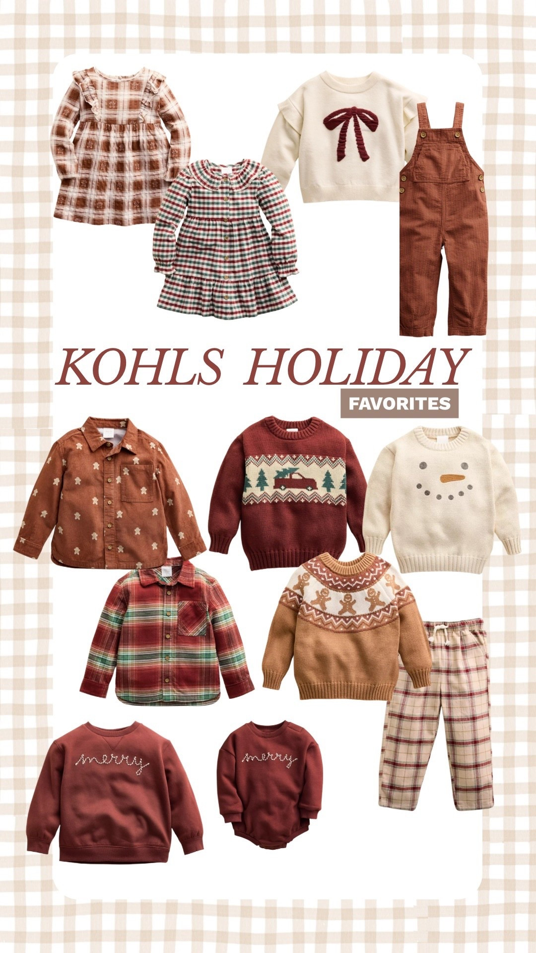 Toddler & baby picks for holiday outfits and family photos #kohls #familypictures #christmas #toddlerboy